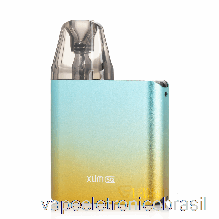 Vape Vaporesso Oxva Xlim Sq Kit Ouro Azul